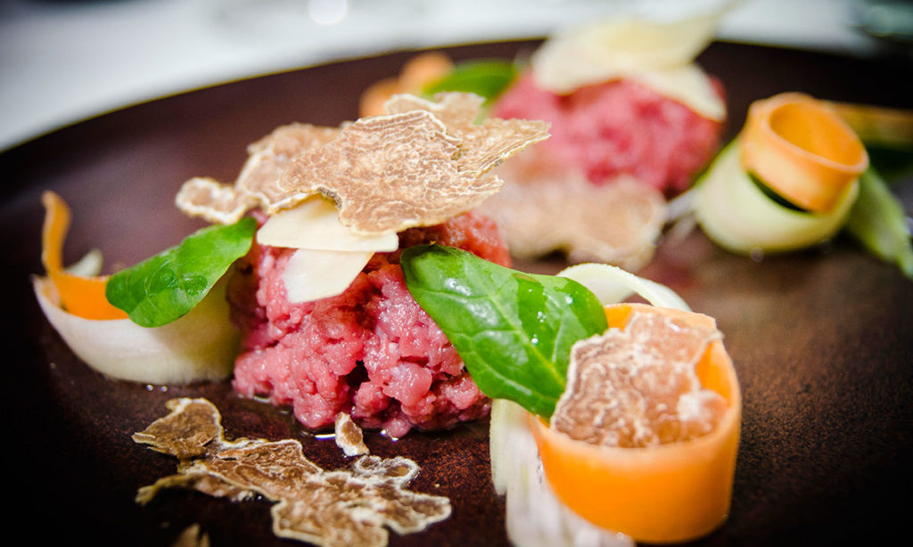 Tartare di Fassona tradizionale con tartufo